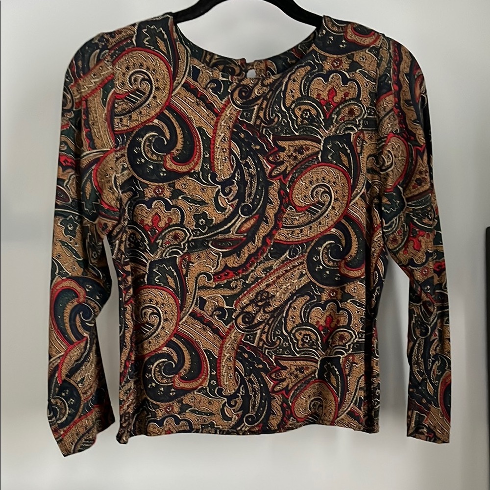 Vintage Prophecy Petite Paisley Top (Multi) SP